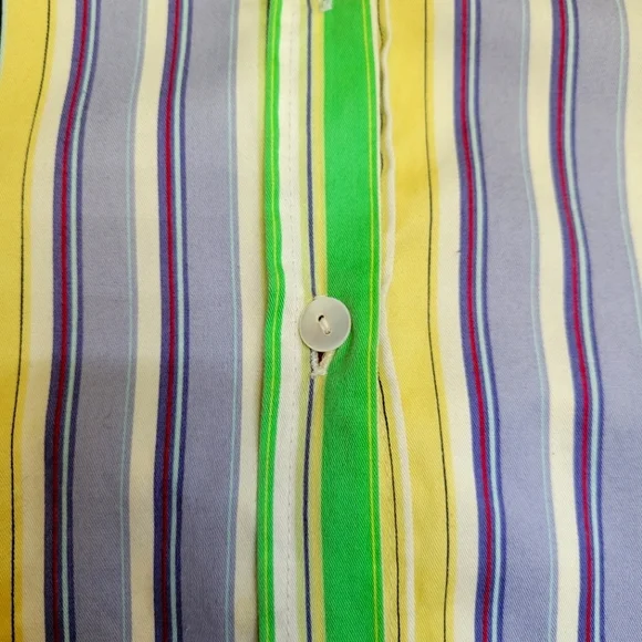 [EUC] Bright Stripe Blouse Size S - Picture 9 of 9